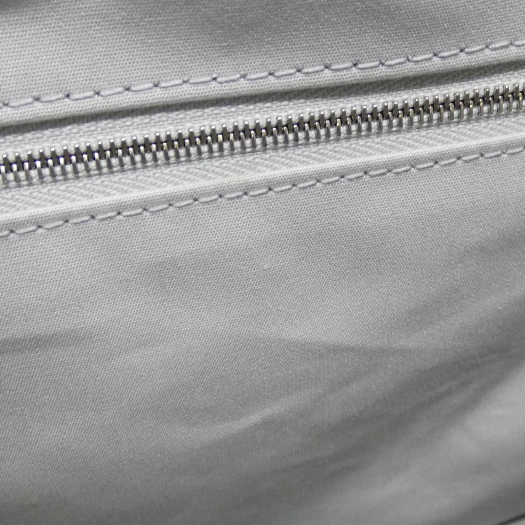 Louis Vuitton Silver Nylon Handbag (Pre-Owned)
