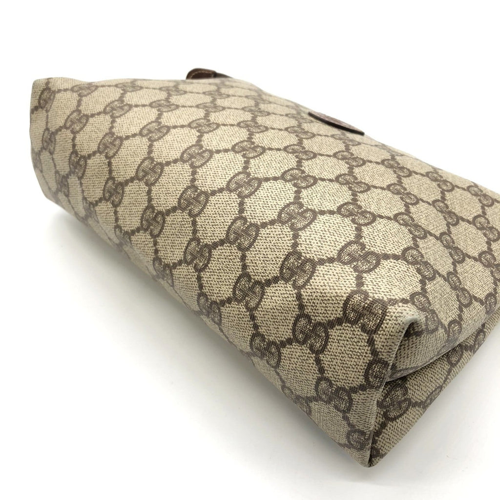 Interlocking G Patch Wristlet Messenger Bag GG Coated Canvas Small