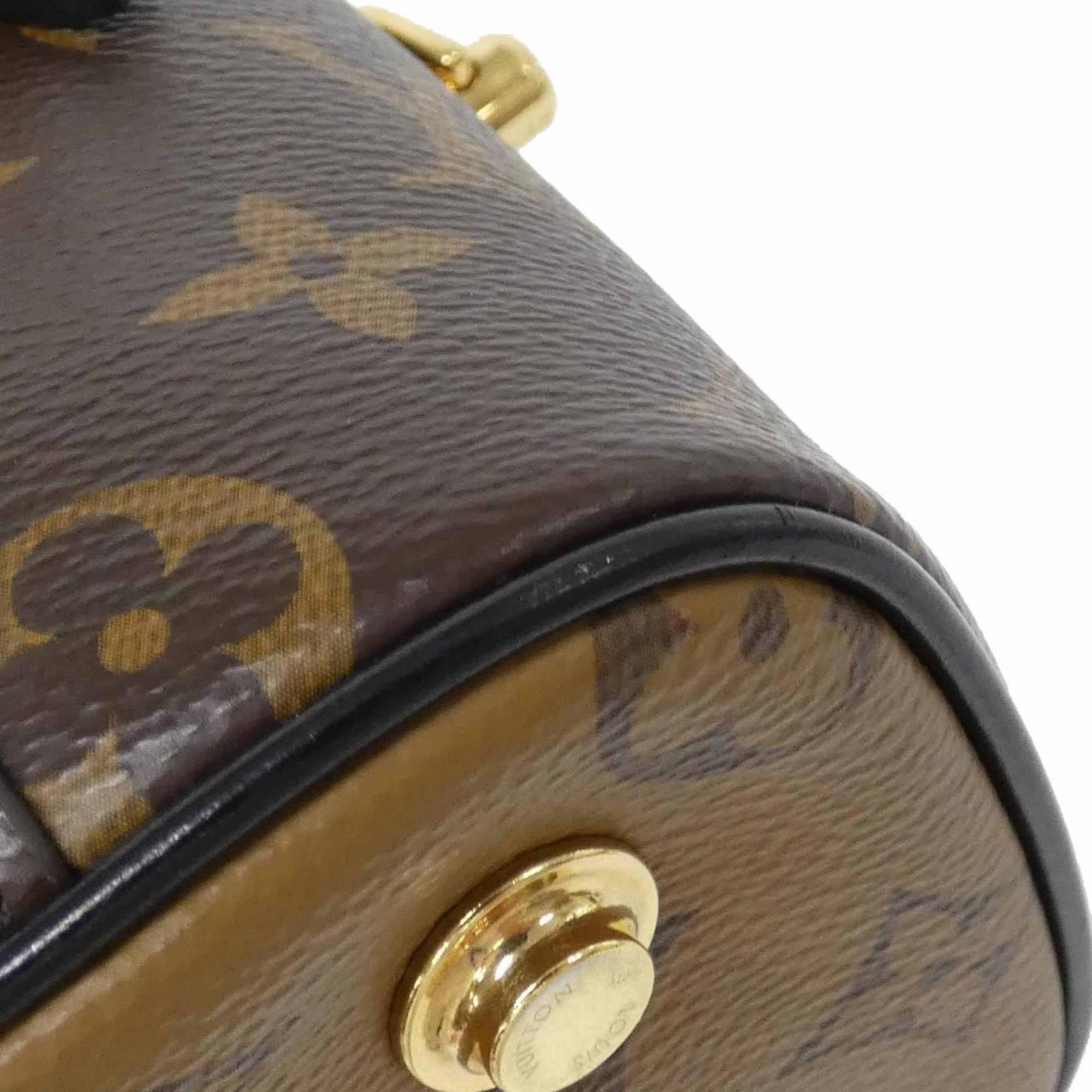 Louis Vuitton Marron Coated Canvas Handbag (Pre-Owned)