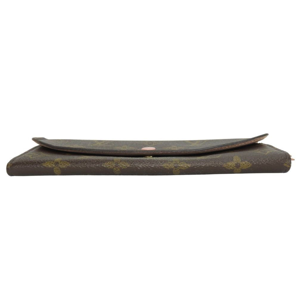 Louis Vuitton Brown Rose Ballerine Monogram Long Wallet (Bi-Fold) (Pre-Owned)