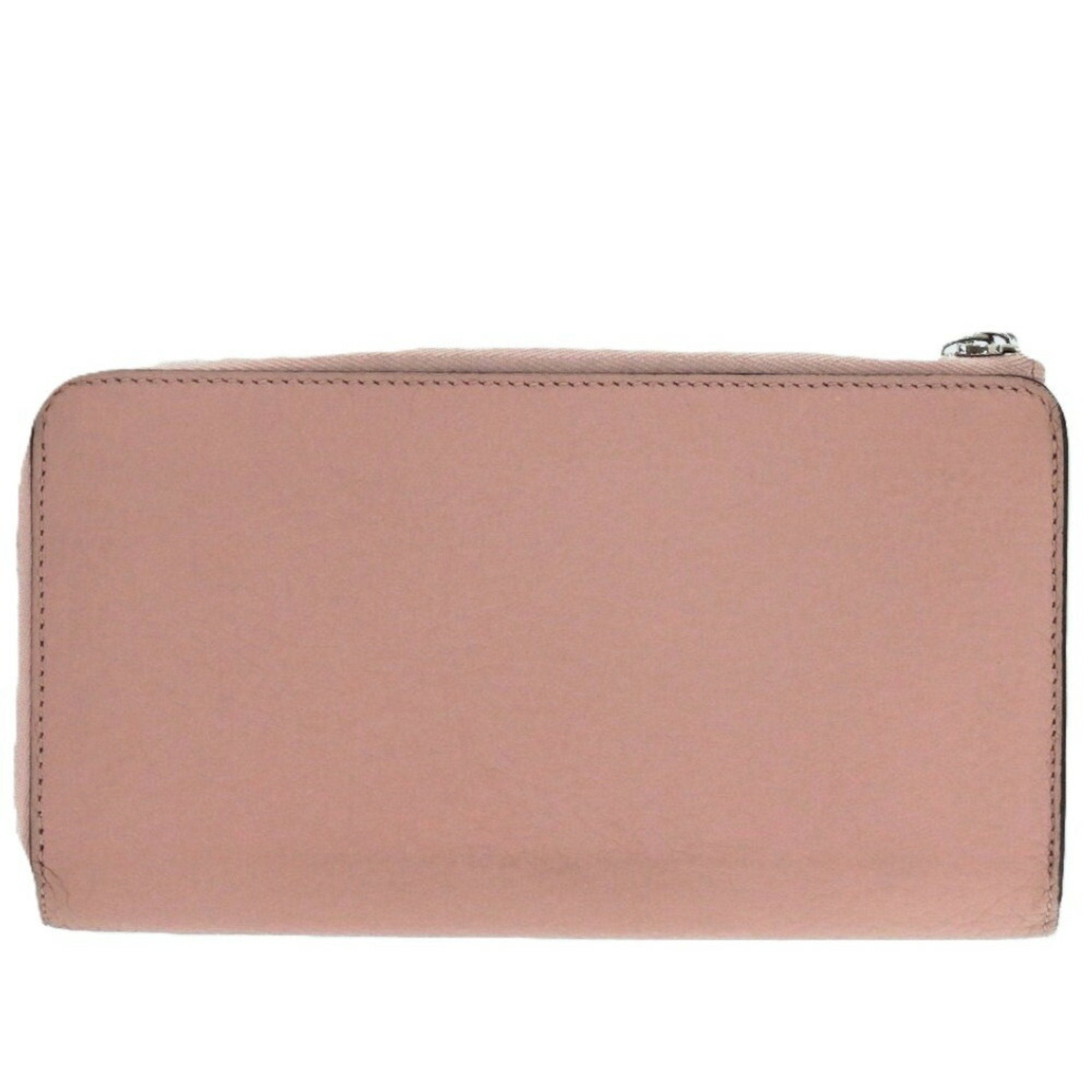 Louis Vuitton Magnolia Pink Leather Long Wallet (Bi-Fold) (Pre-Owned)