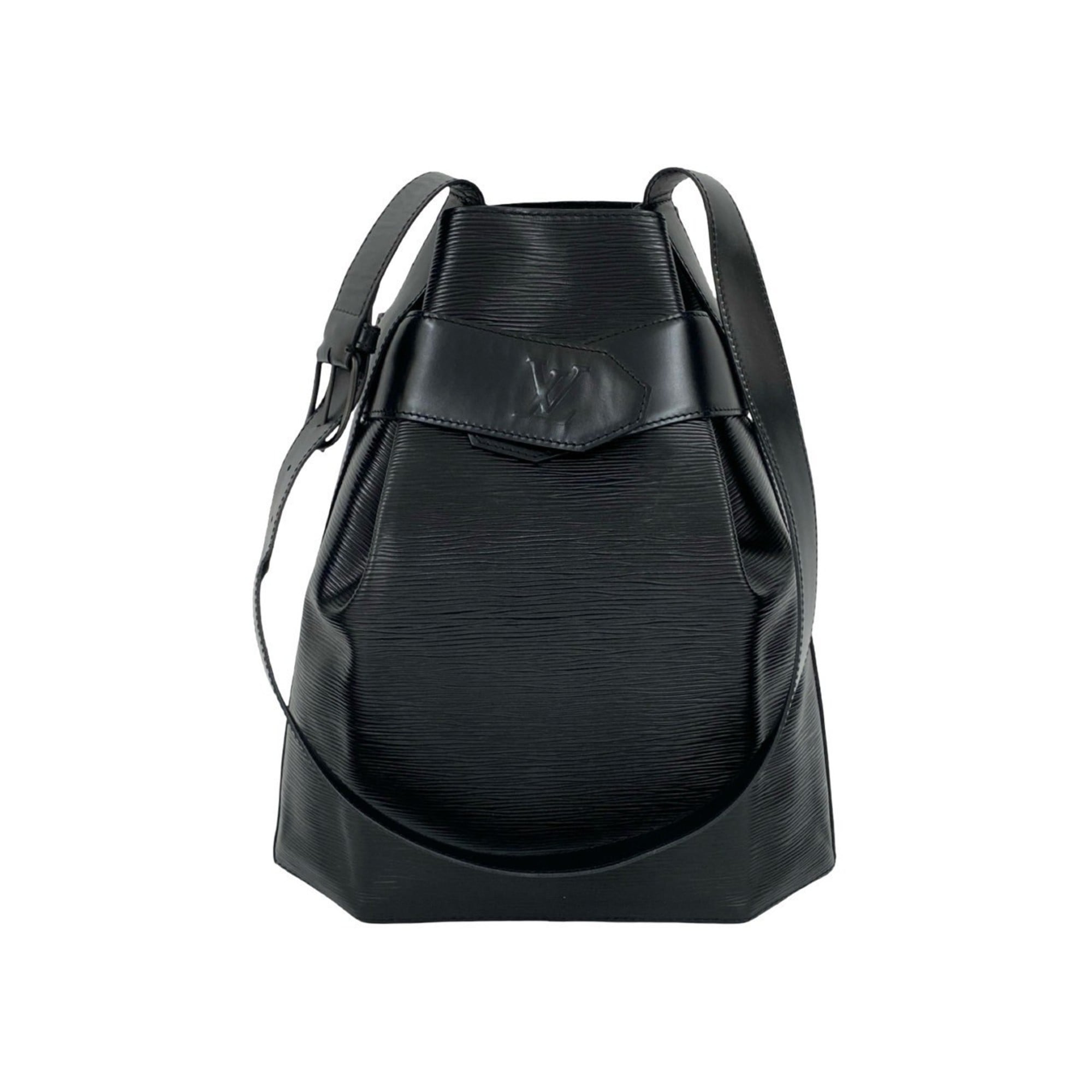 Louis Vuitton Black Epi Leather Shoulder Bag Sling Bag (Pre-Owned)
