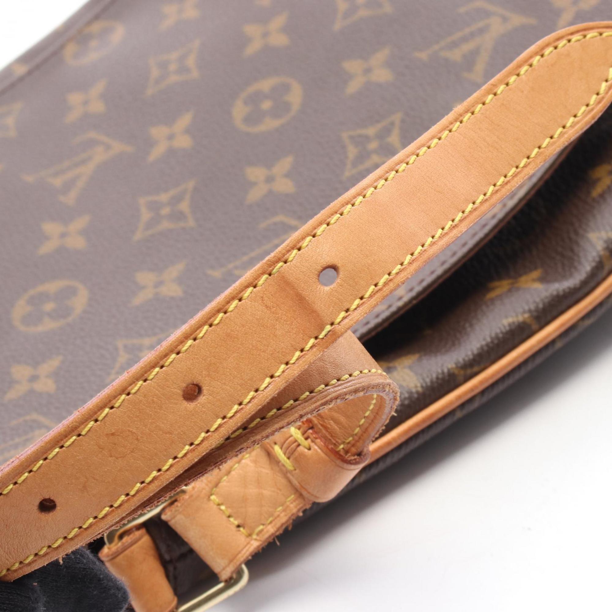 Louis Vuitton Brown Pvc Leather Shoulder Bag (Pre-Owned)