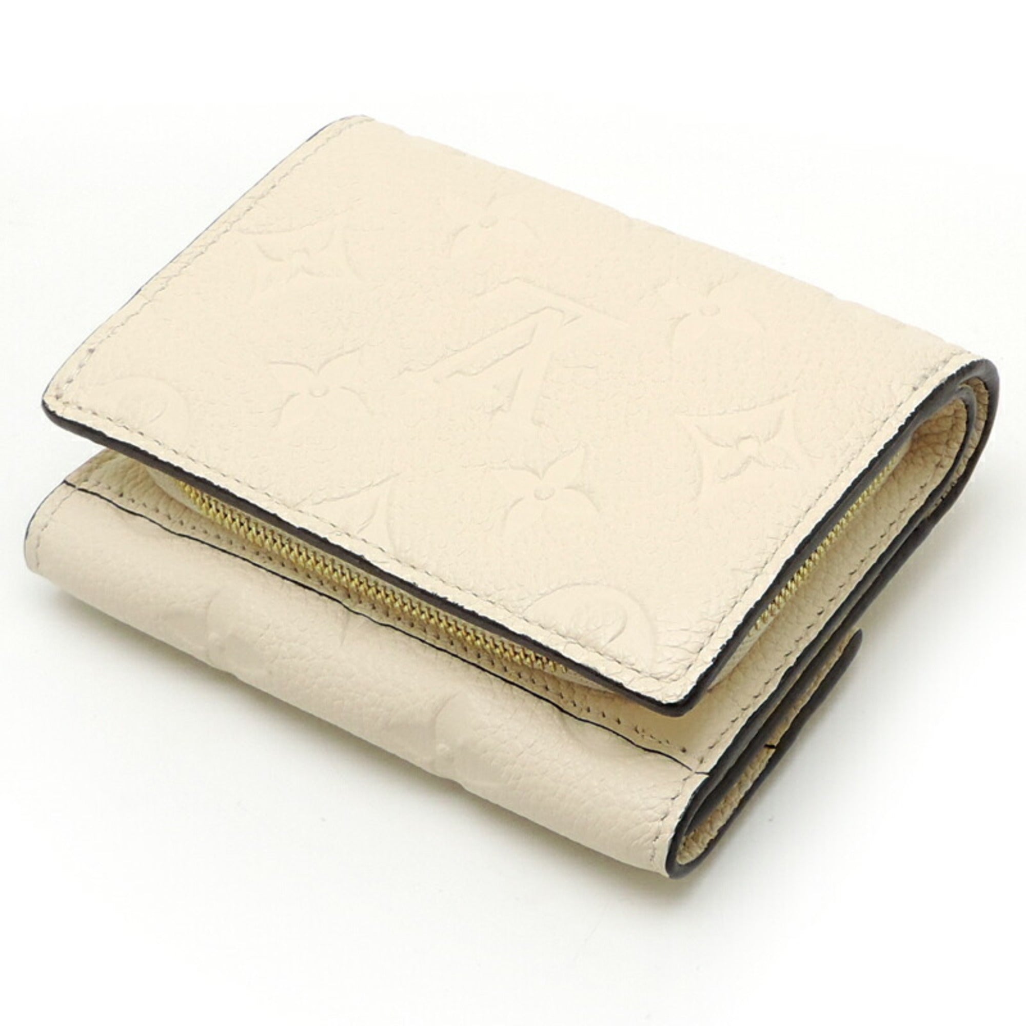 Louis Vuitton White Monogram Empreinte Wallet (Tri-Fold) (Pre-Owned)