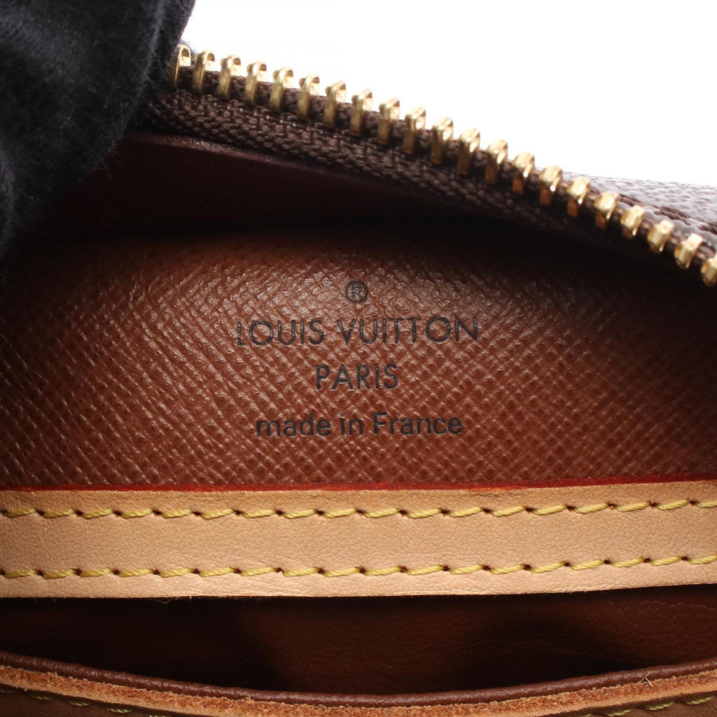 Louis Vuitton Monogram Brown Coated Canvas Leather Shoulder Bag (Pre-Owned)