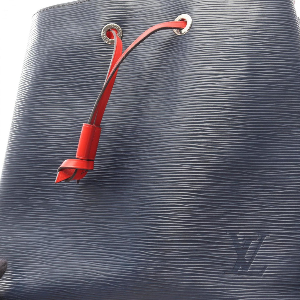 Louis Vuitton Indigo Navy Red Color Epi Leather Handbag (Pre-Owned)