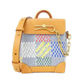 Louis Vuitton Multi-Color Denim Leather Shoulder Bag (Pre-Owned)