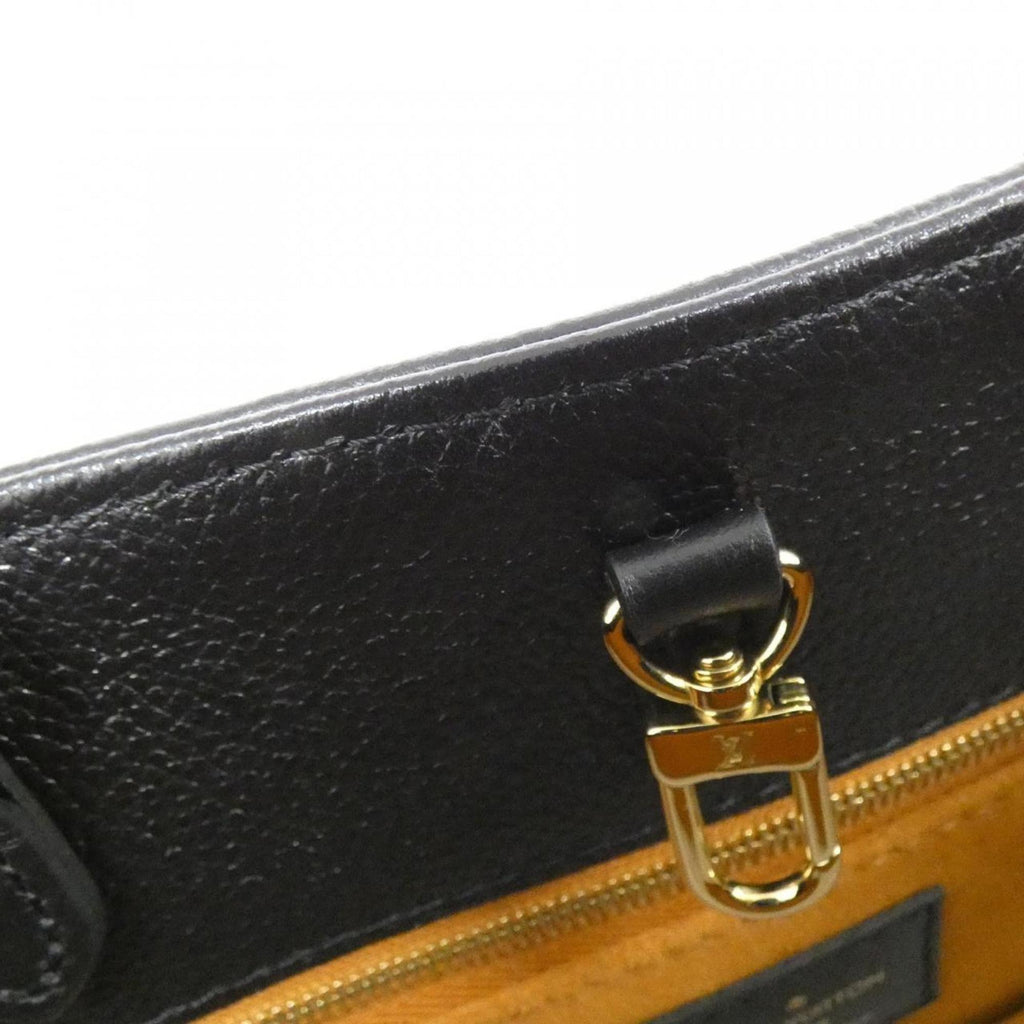 Louis Vuitton Black Leather Handbag (Pre-Owned)
