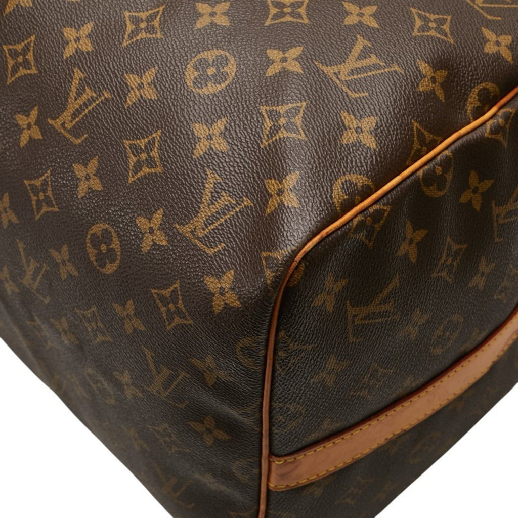 Louis Vuitton Monogram Brown Pvc Leather Boston Bag Shoulder Bag (Pre-Owned)