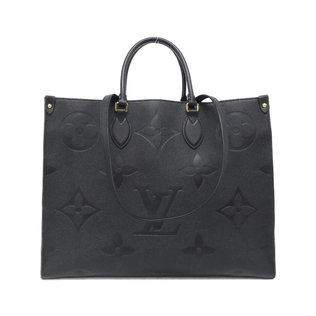 Louis Vuitton Black Leather Handbag (Pre-Owned)