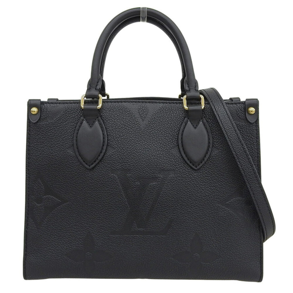 Louis Vuitton Black Monogram Noir Monogram Empreinte Handbag Shoulder Bag (Pre-Owned)