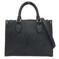 Louis Vuitton Black Monogram Noir Monogram Empreinte Handbag Shoulder Bag (Pre-Owned)