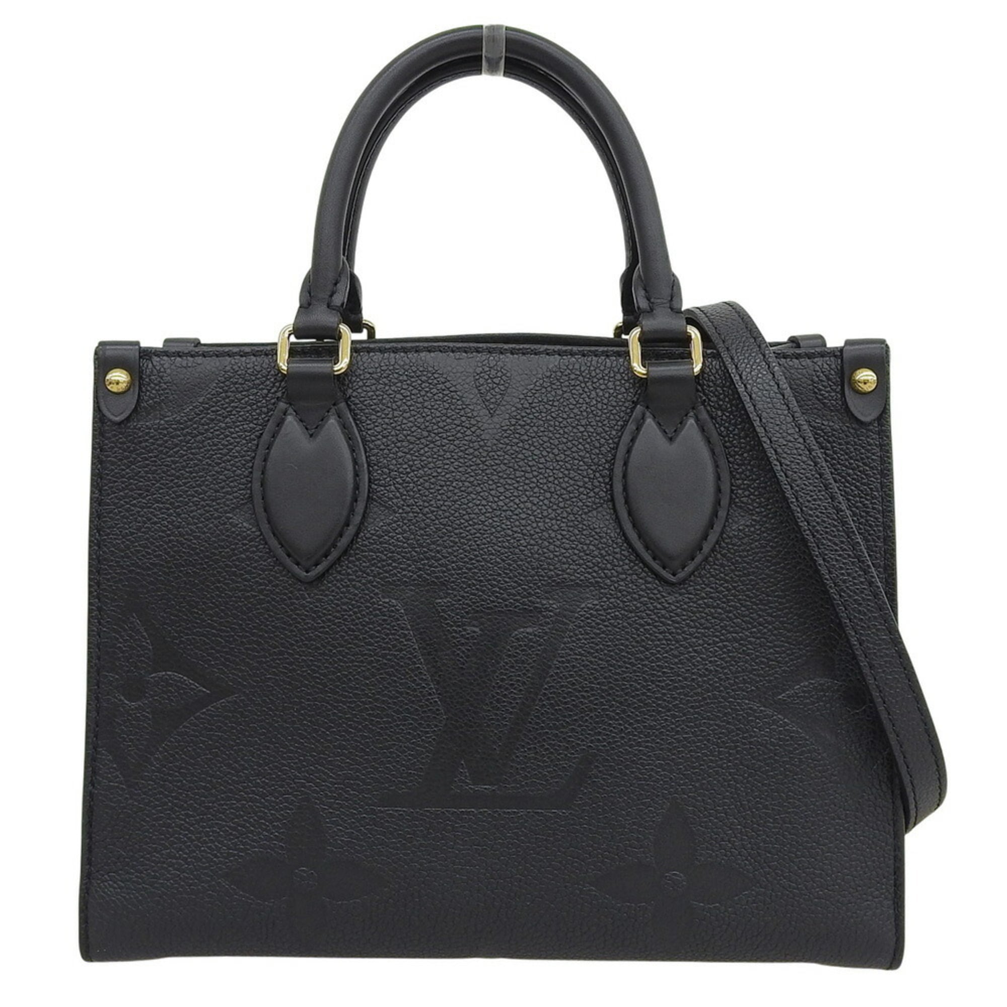 Louis Vuitton Black Monogram Noir Monogram Empreinte Handbag Shoulder Bag (Pre-Owned)