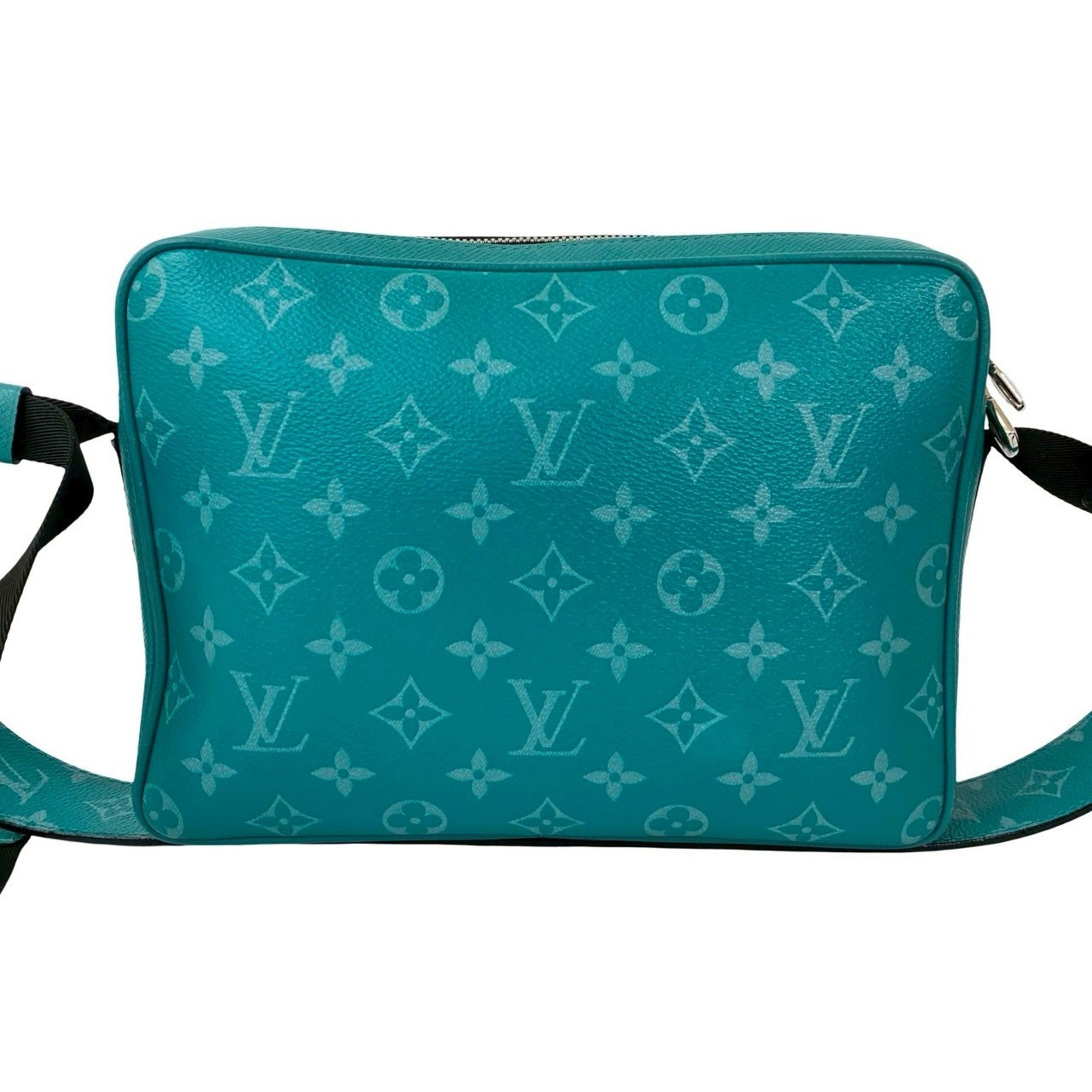 Louis Vuitton Green Leather Shoulder Bag (Pre-Owned)