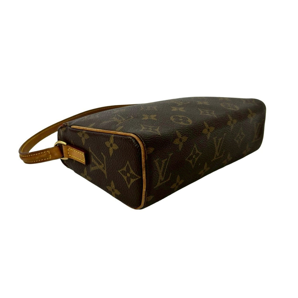 Louis Vuitton Brown Leather Pvc Shoulder Bag (Pre-Owned)