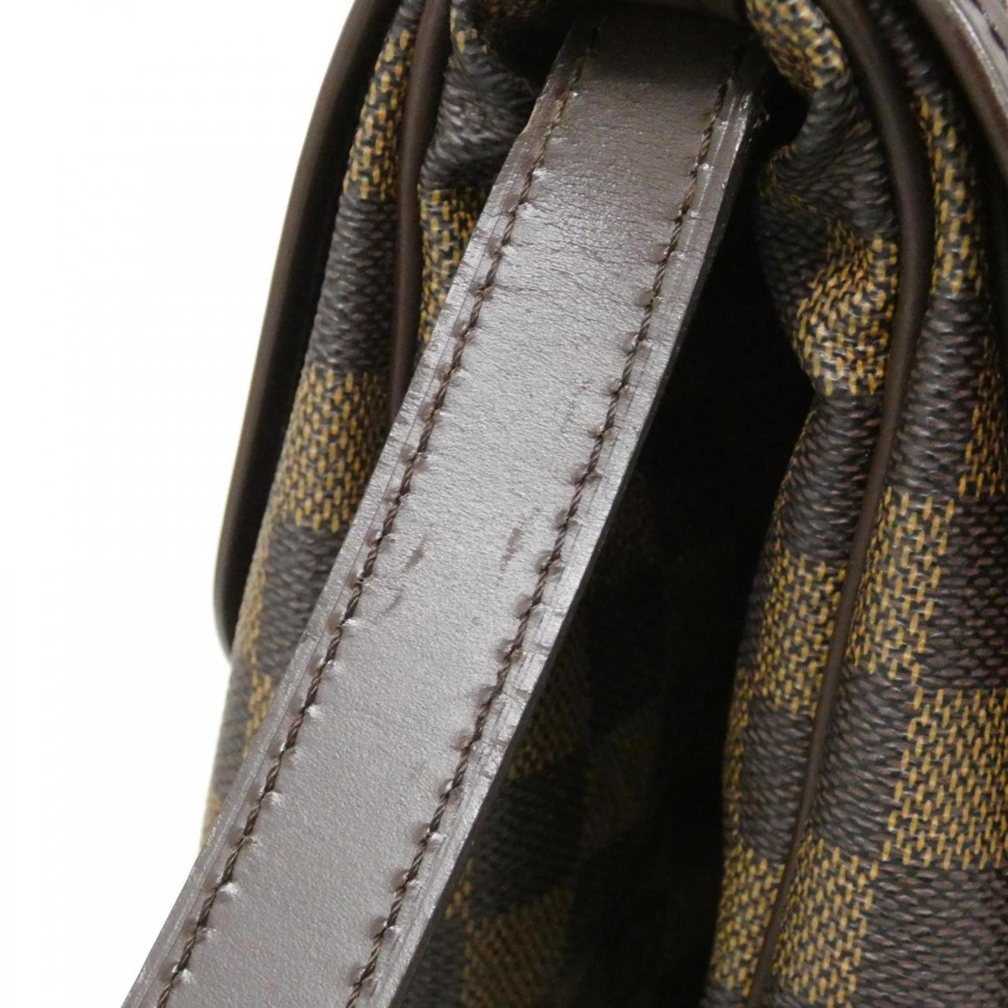 Louis Vuitton Damier Ebene Coated Canvas Shoulder Bag (Pre-Owned)