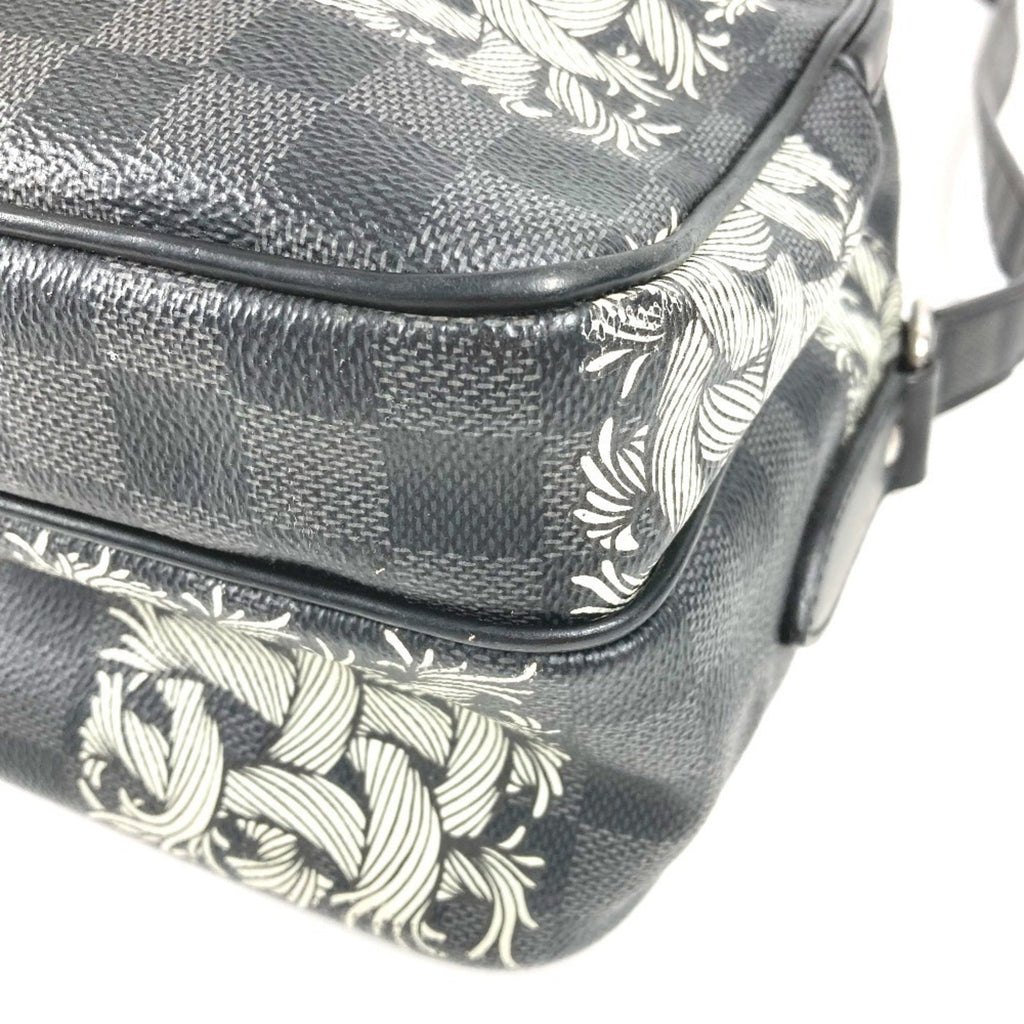Louis Vuitton Black Damier Graphite Shoulder Bag (Pre-Owned)