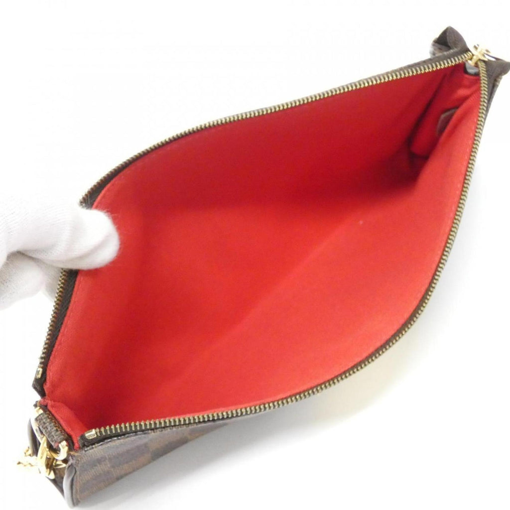 Louis Vuitton Ebene Coated Canvas Shoulder Bag (Pre-Owned)
