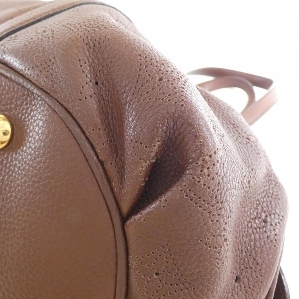 Louis Vuitton Mahina Cognac Leather Shoulder Bag (Pre-Owned)