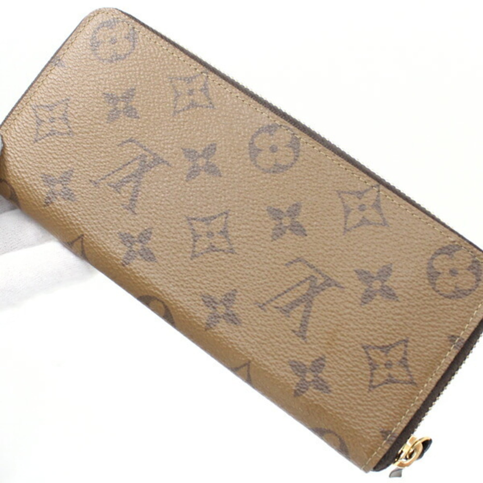 Louis Vuitton Monogram Reverse Light Brown Monogram Reverse Long Wallet (Bi-Fold) (Pre-Owned)