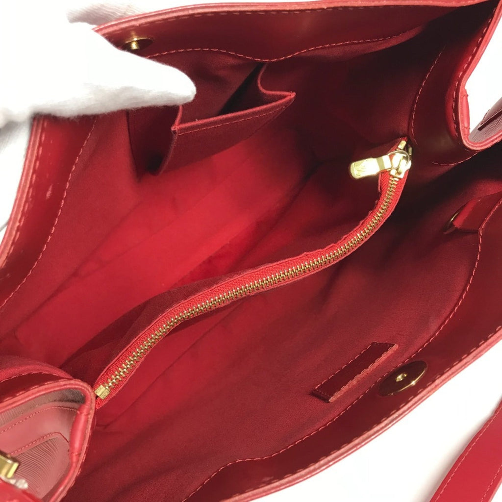 Louis Vuitton Red Color Epi Leather Shoulder Bag (Pre-Owned)