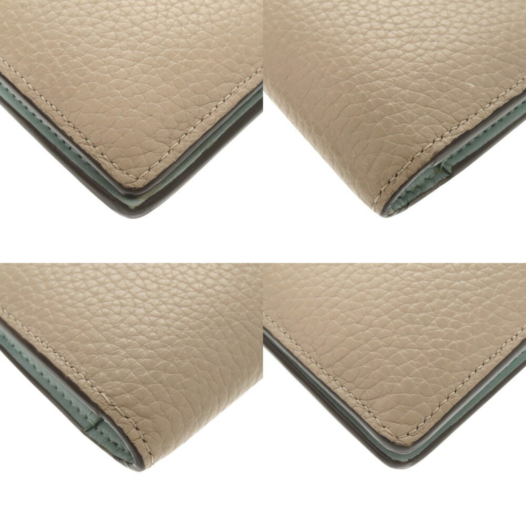 Louis Vuitton Galle Leather Long Wallet (Bi-Fold) (Pre-Owned)