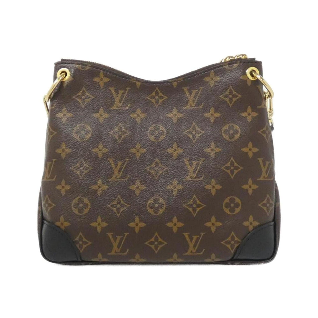 Louis Vuitton Black Marron Coated Canvas Shoulder Bag (Pre-Owned)
