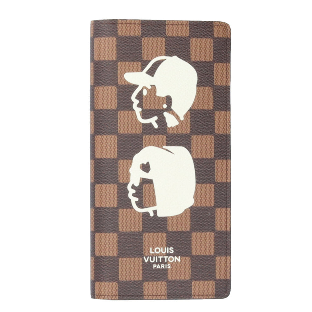 Louis Vuitton Brown Damier Canvas Long Wallet (Bi-Fold) (Pre-Owned)