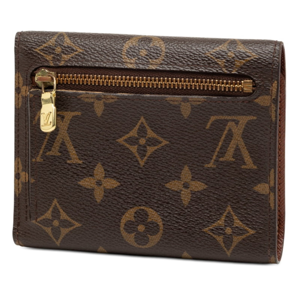 Louis Vuitton Brown Pvc Leather Wallet (Bi-Fold) (Pre-Owned)