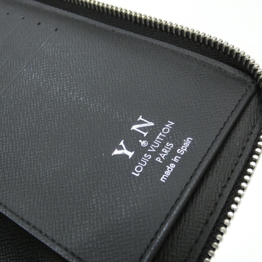 Louis Vuitton Dark Gray Graphite Coated Canvas Long Wallet (Bi-Fold) (Pre-Owned)