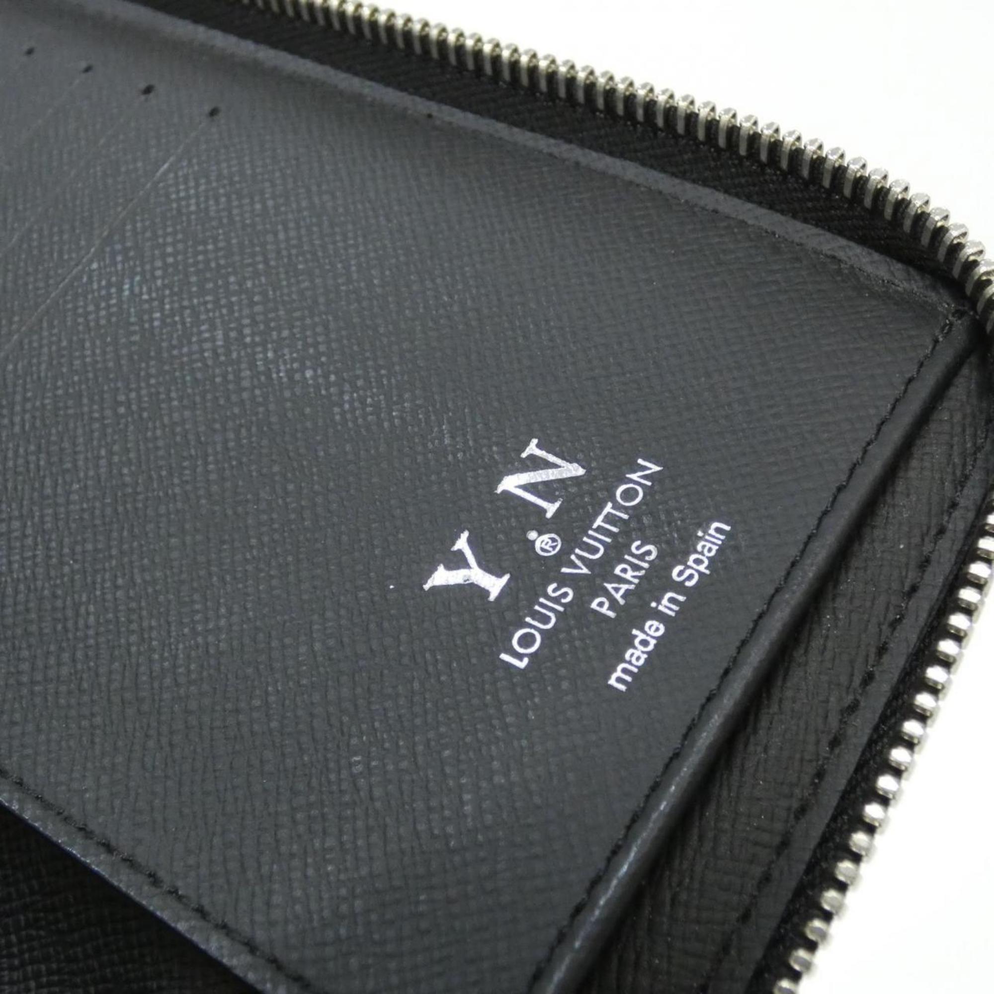 Louis Vuitton Dark Gray Graphite Coated Canvas Long Wallet (Bi-Fold) (Pre-Owned)