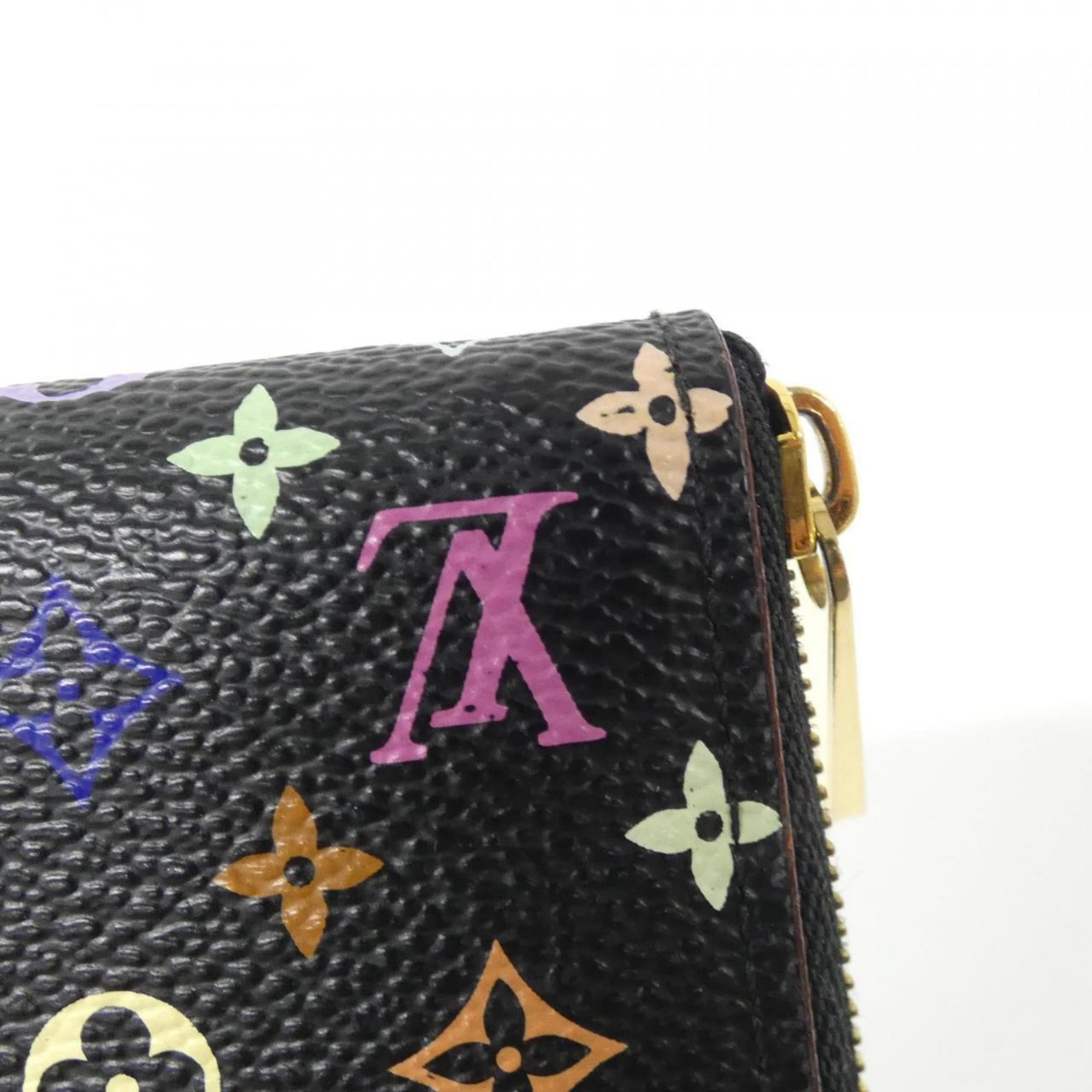 Louis Vuitton Black Grenade Coated Canvas Coin Purse/Coin Case (Pre-Owned)