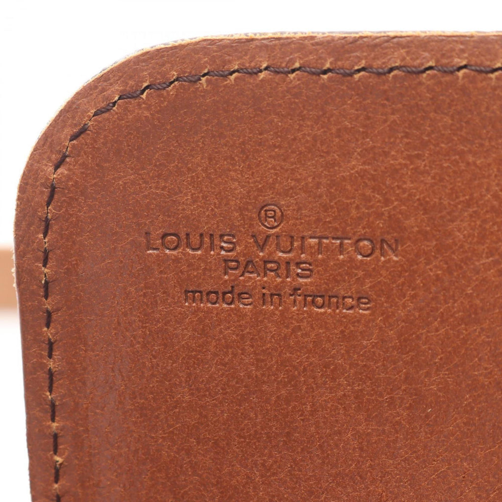 Louis Vuitton Brown Monogram Leather Shoulder Bag (Pre-Owned)