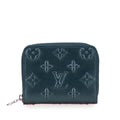 Louis Vuitton Blue Leather Coin Purse/Coin Case (Pre-Owned)