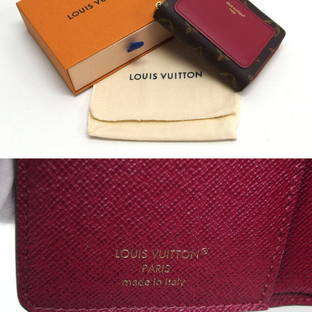 Louis Vuitton Fuchsia Pink Monogram Leather Wallet (Bi-Fold) (Pre-Owned)
