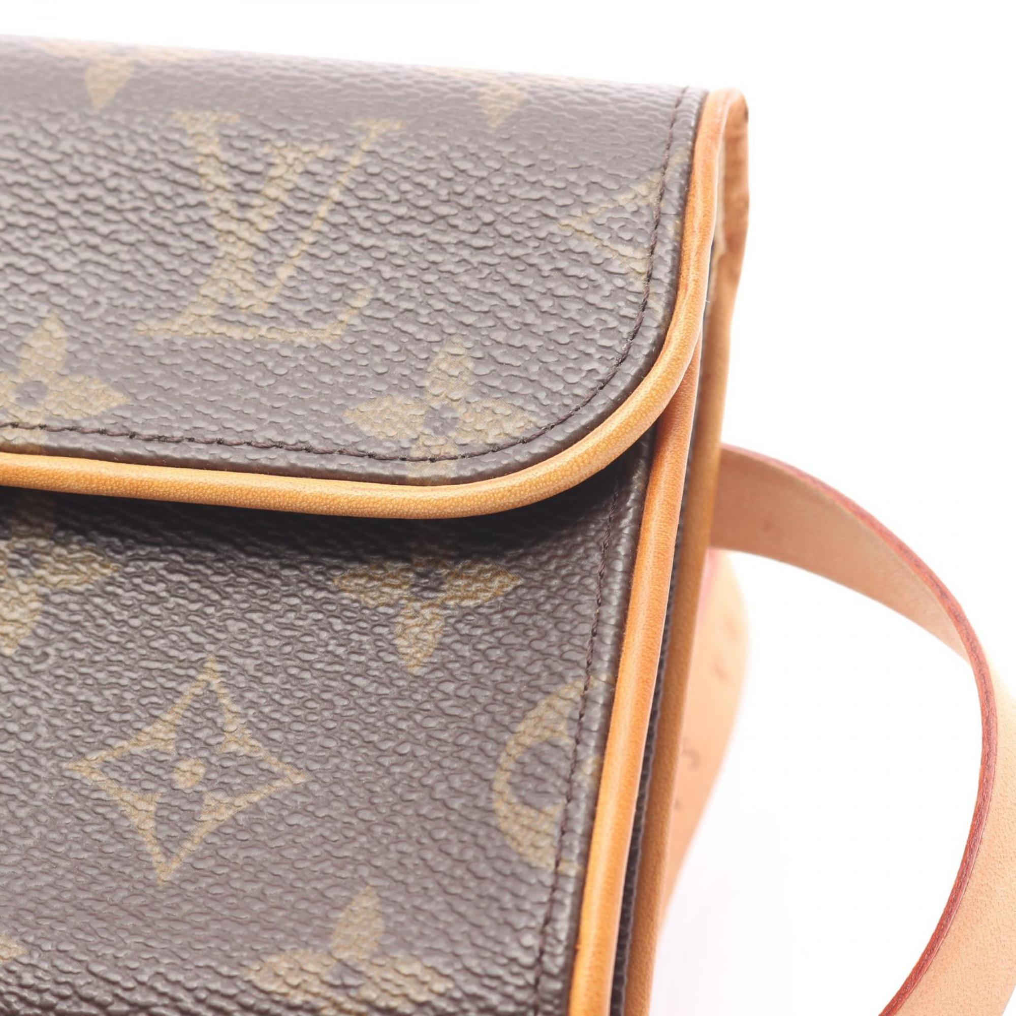 Louis Vuitton Brown Coated Canvas Pvc Monogram Leather Fanny Pack Pochette (Pre-Owned)