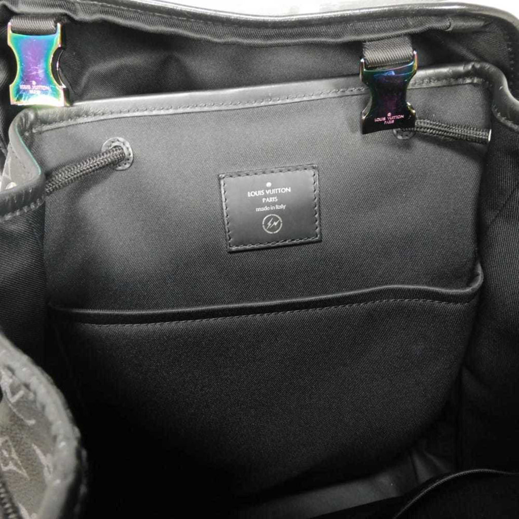 Louis Vuitton Monogram Eclipse Black Noir Monogram Eclipse Backpack (Pre-Owned)