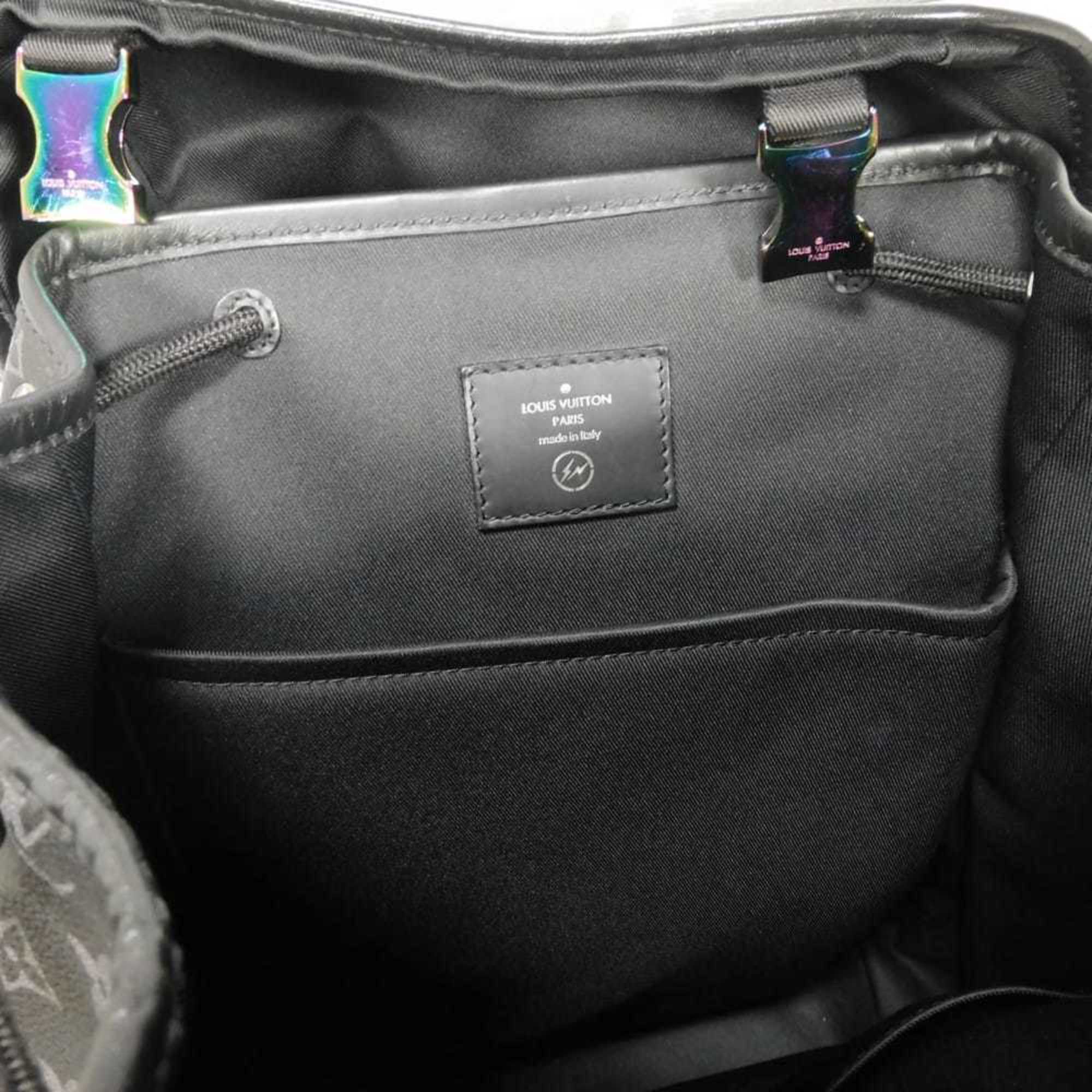 Louis Vuitton Monogram Eclipse Black Noir Monogram Eclipse Backpack (Pre-Owned)