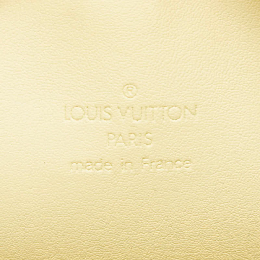 Louis Vuitton Yellow Patent Leather Shoulder Bag (Pre-Owned)
