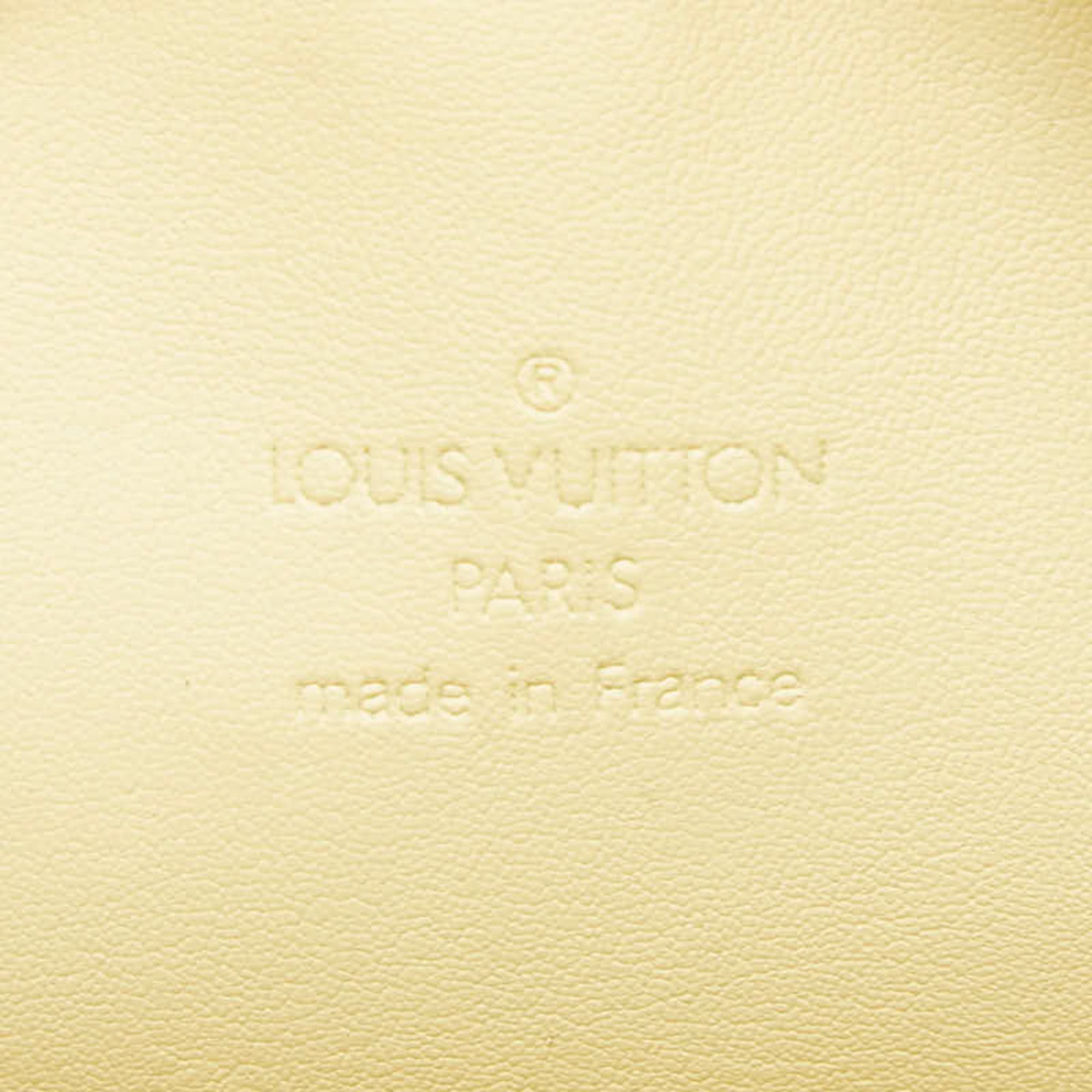 Louis Vuitton Yellow Patent Leather Shoulder Bag (Pre-Owned)