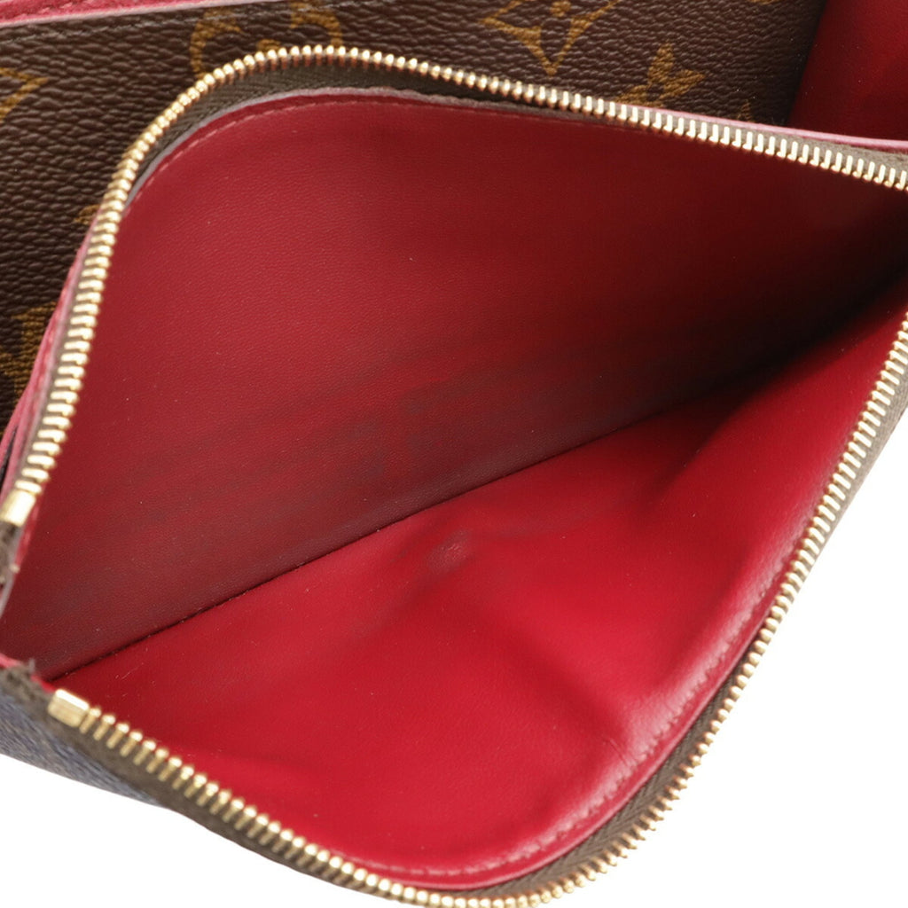 Louis Vuitton Monogram Fuchsia Monogram Long Wallet (Bi-Fold) (Pre-Owned)