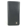 Louis Vuitton Taiga Ardoise Black Taiga Leather Long Wallet (Bi-Fold) (Pre-Owned)