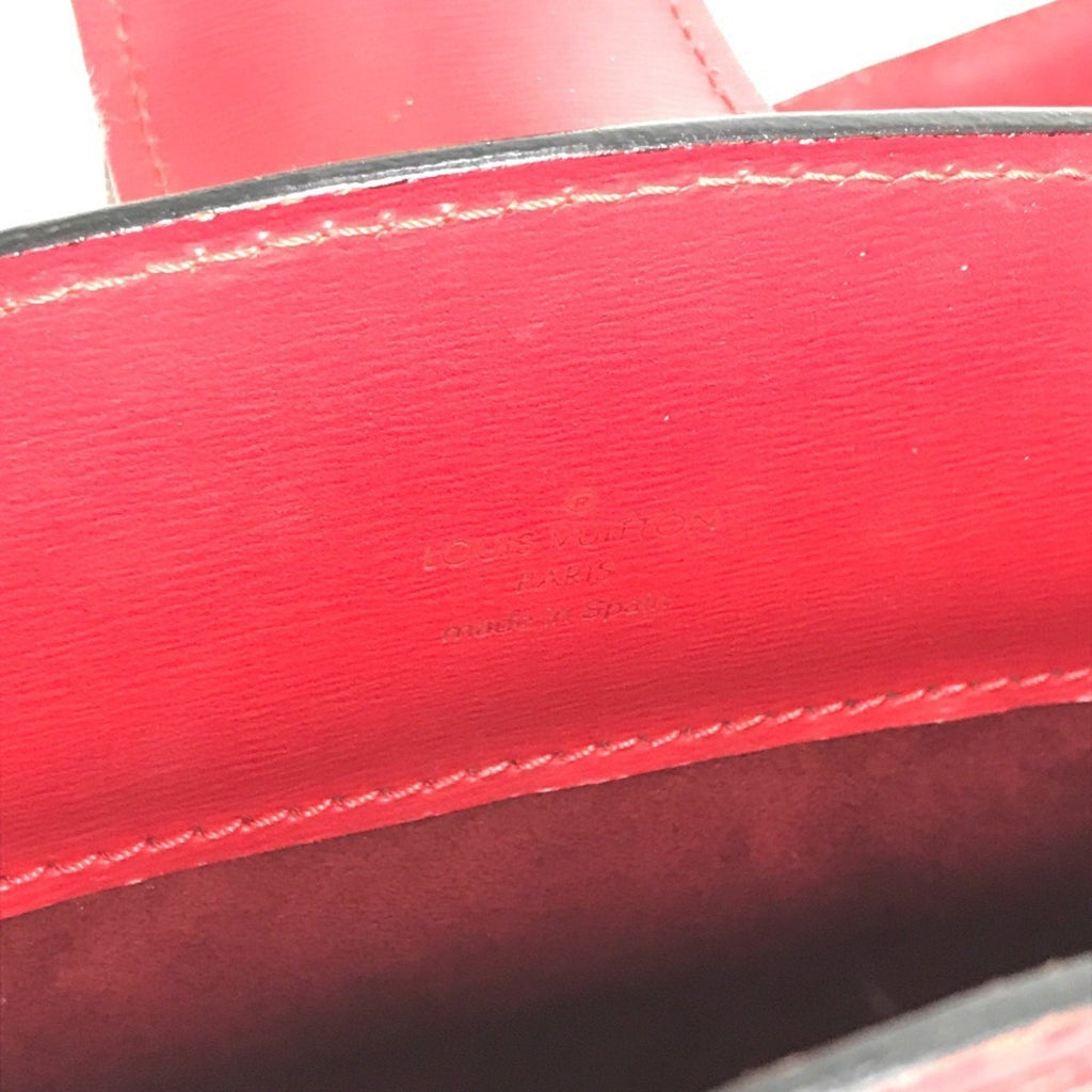 Louis Vuitton Castilian Red Red Color Epi Leather Shoulder Bag (Pre-Owned)