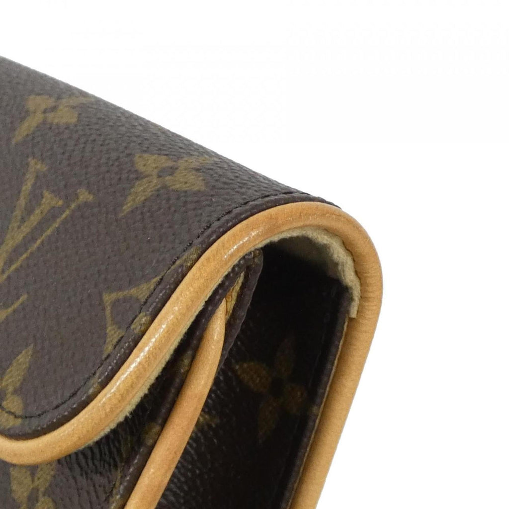 Louis Vuitton Brown Coated Canvas Fanny Pack Pochette (Pre-Owned)