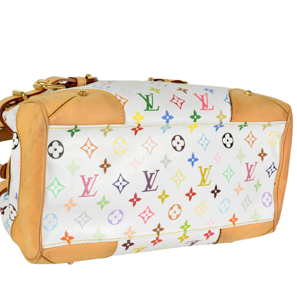Louis Vuitton Blanc Monogram Multicolore Tote Bag (Pre-Owned)