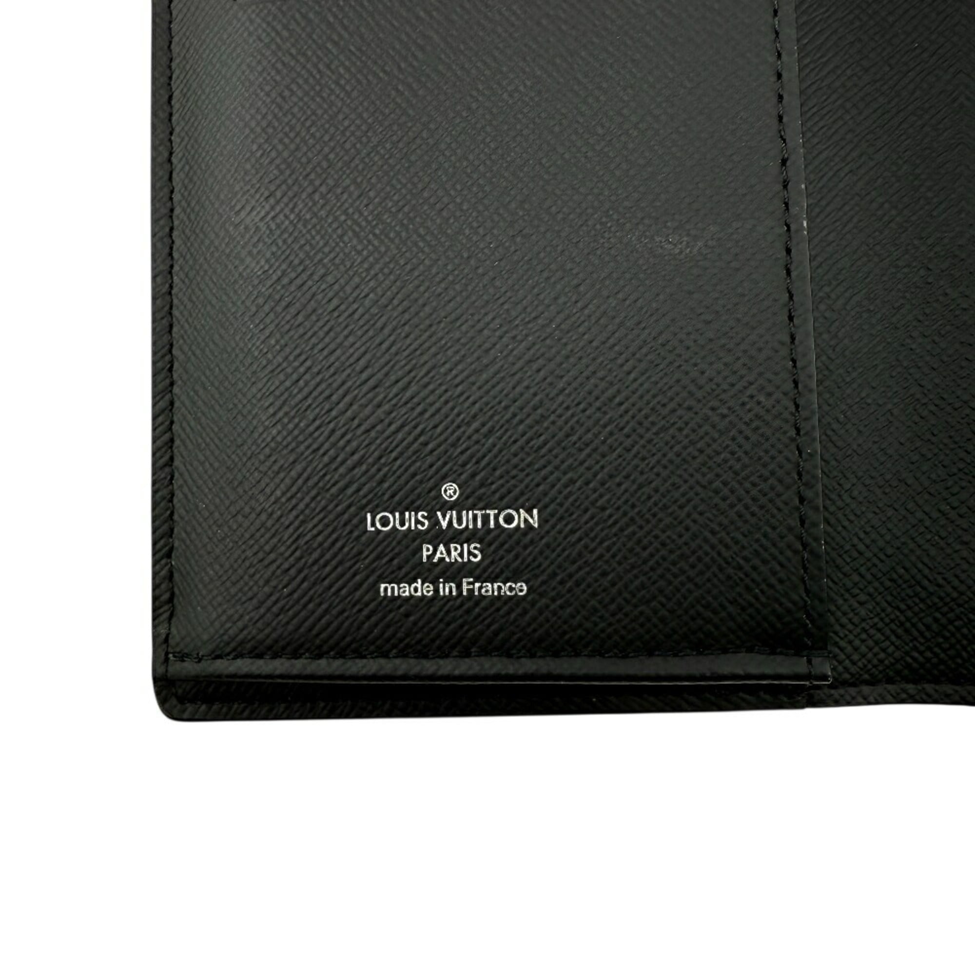 Louis Vuitton Monogram Macassar Brown Leather Long Wallet (Bi-Fold) (Pre-Owned)