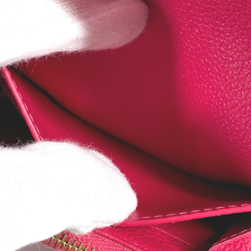 Louis Vuitton Monogram Empreinte Pink Monogram Empreinte Long Wallet (Bi-Fold) (Pre-Owned)