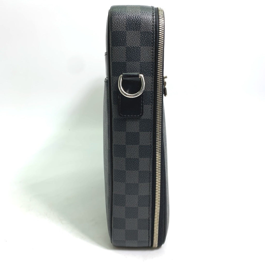Louis Vuitton Damier Graphite Black Damier Graphite Shoulder Bag (Pre-Owned)