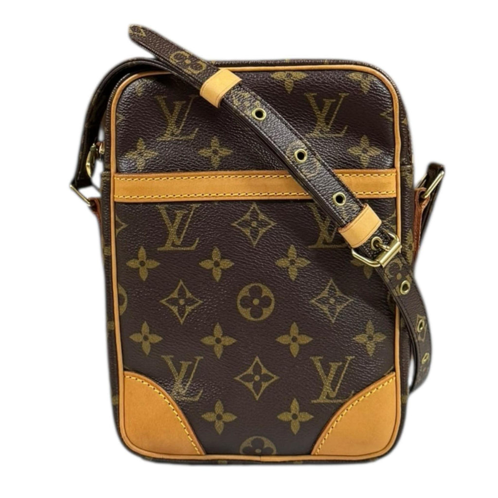 Louis Vuitton Brown Monogram Canvas Shoulder Bag (Pre-Owned)