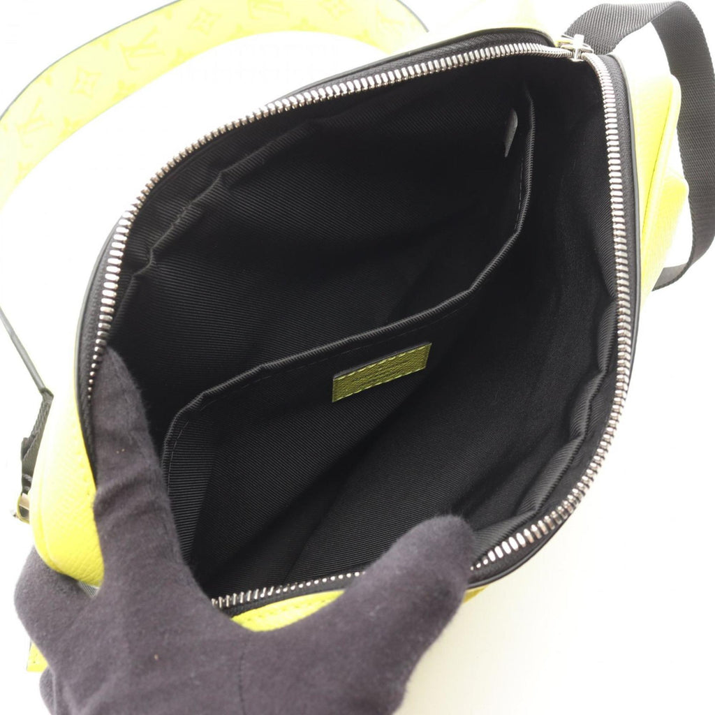 Louis Vuitton Jaune Yellow Coated Canvas Leather Shoulder Bag (Pre-Owned)